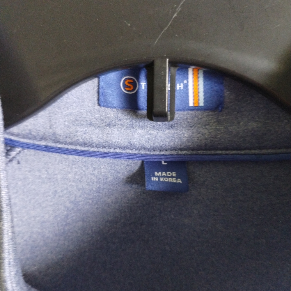 Stitch Quarter Zip Pullover Large - image 4